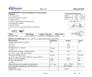 BSL307SPL6327.pdf