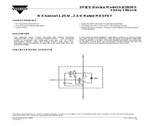 SI2302DS SPICE DEVICE MODEL.pdf