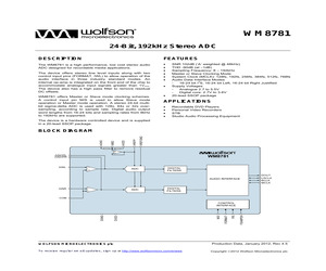 WM8781GEDS/RV.pdf