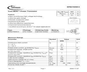 SPB21N50C3ATMA1.pdf